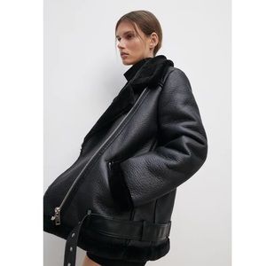 Zara Double-Faced Biker Jacket
